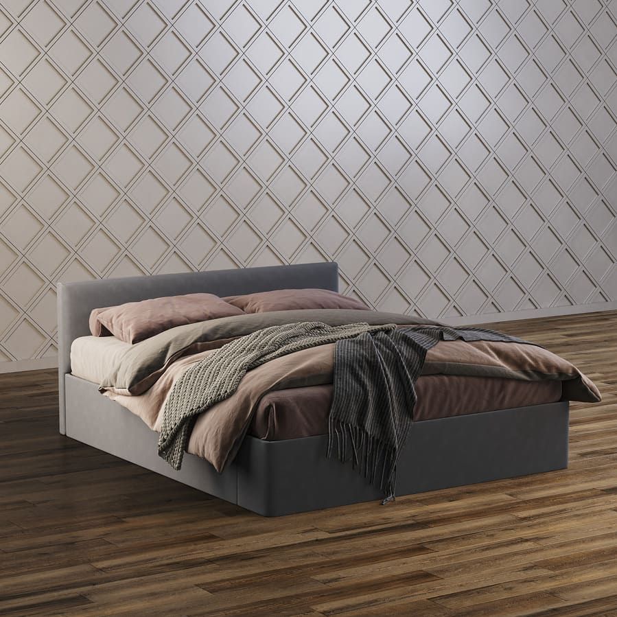 Кровать K037 Высота изголовья 160см